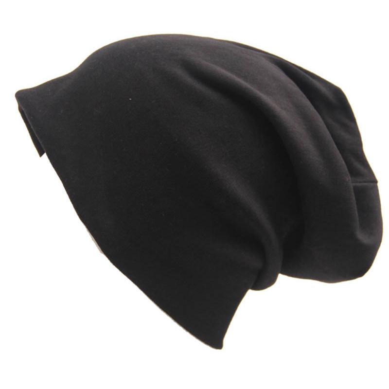 

Women s Autumn Winter Pullover Sports Street Hip Hop Loose Knitted Cotton Hat OneSize чёрный