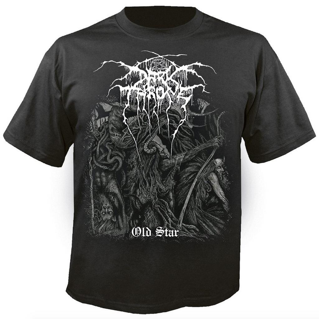 Darkthrone Band Graphic Cotton Tshirt Unisex Summer Short Sleeve Fashion Brand Tee Luxury Casual Vintage Retro Top