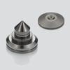Pailvens Speaker 8 Height Adjustable Speaker Metal Spike Stands with 16 for Improved Audio Sound Quality and Vibration Black Insulators, Pieces,
