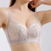 Gathering Bra for Women Lightweight and Breathable Lace Adjustable Bra Sexy Push Up Bra