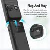 2800mAh Quick Charging Battery Handle with Type C Interfaces Battery Grip Replacement for Pocket 3