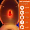 7Color RGB Toilet Night Light Motion Sensor Light Toilet Bowl Light Changing For Bathroom Decoration LED Rechargeable LED Light