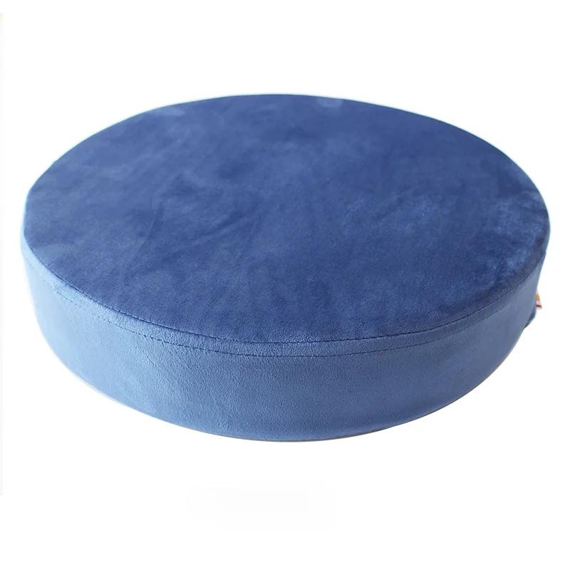 35/40/45/50cm Round Chair Cushion Memory Cotton Office Anti-slip Velvet Anti-fouling Cushion Home Thicken Soft Back Pillows