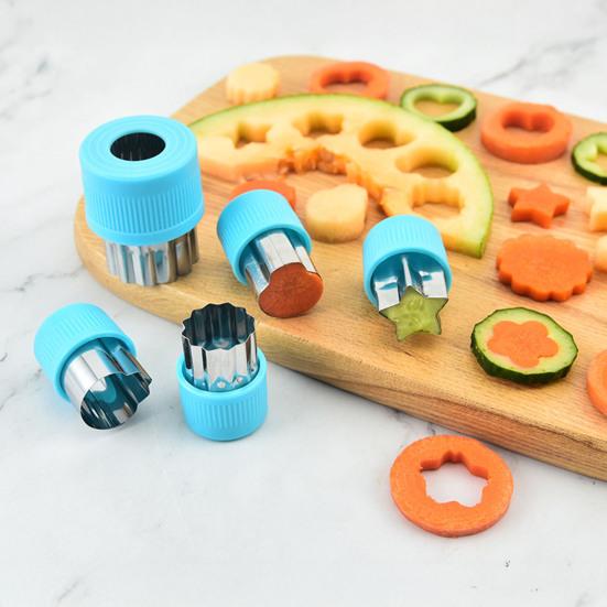 Set de Découpoirs à Biscuits en Acier Inoxydable DYS pour Fruits, Légumes et Pâtisseries, Presse à Biscuits Gâteaux avec Poignée de Protection Sécurisée, Outil de Cuisine Pâtisserie DIY
