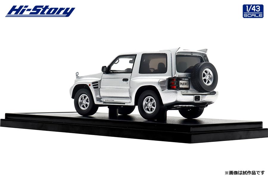 Hi Story Mitsubishi PAJERO EVOLUTION Satellite Silver Finished Product 1/43 (1997)