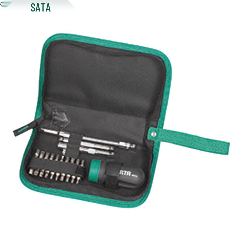 SATA 25-Piece Ultra-Short Ratchet Screwdriver Set 25-piece