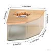 Acrylic Sand Bath Box for Hamsters And Small Pets