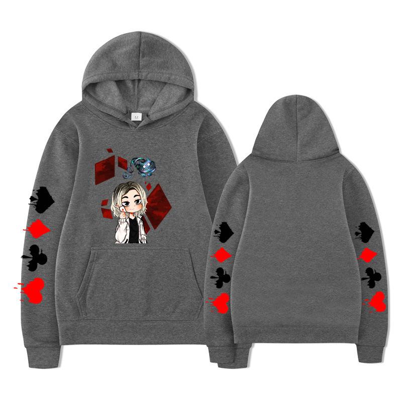 Hunter X Hunter Japanische Animation Hoodie Herren Damen Harajuku Pullover Streetwear Unisex Herbst/Winter Plüsch-Sweater