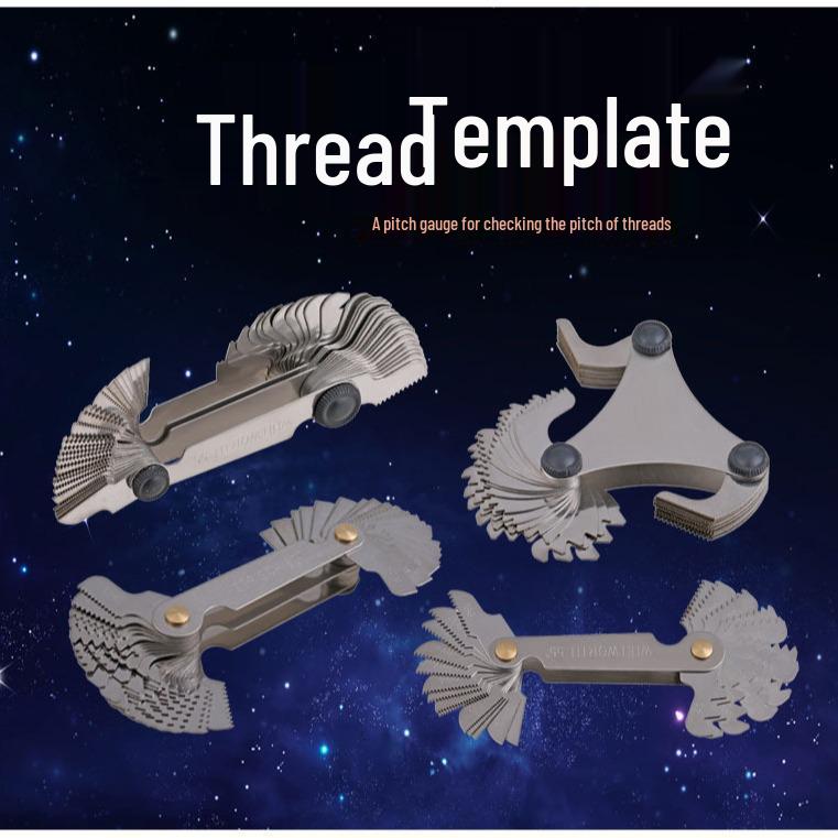 

US & Metric Thread Pitch & Template Gauges 4-48 (20PC)