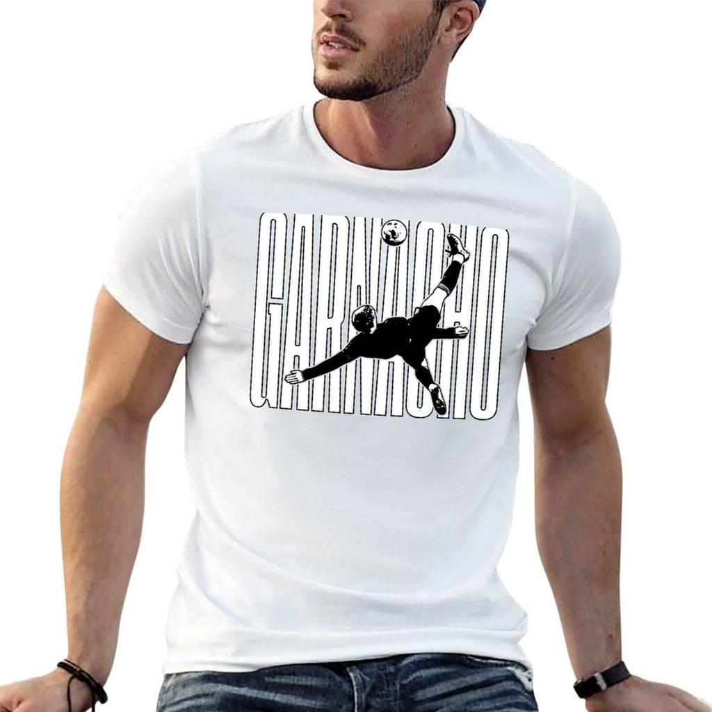 Garnacho Art Tshirt Cotton Tshirt 100 Printed T Shirts For Unisex Essential T Shirt Tshirt