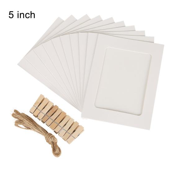 10Pcs/Set Hanging Photo Frame Birthday Party Booth Home Decor Photography Props