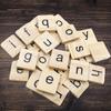 100 Adet İngilizce Alfabe Kelime Scrapbooking Mektup Blok Bulmaca Çocuk Çocuk Oyuncak