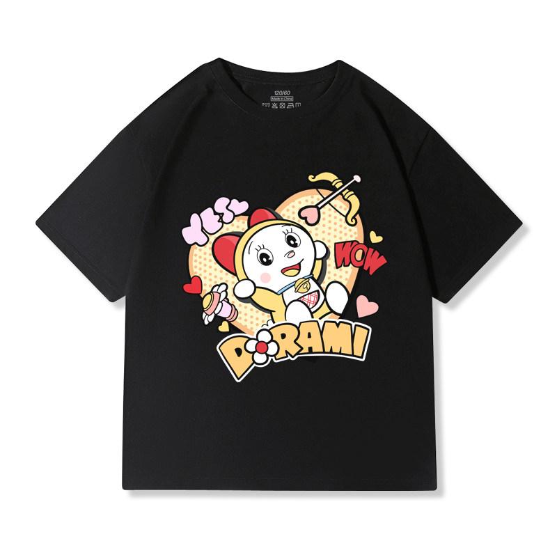 Doraemon Children's Short-Sleeve T-Shirt - Dango Cat Boys and Girls Summer Casual Cartoon