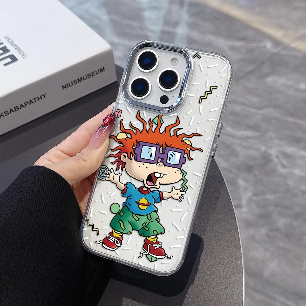 

Cartoon Funny R-rugrats Phone Case For iPhone 17e 17 16e 16 15 14 13 12 11 mini Pro Max X XR XSMAX Air Plus Transparent Cover iPhone 15
