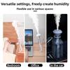 Mini USB Powered Portable Humidifier with Dimmable Soft Night Light Fits Various Bottles for Office Desktop Trip Use