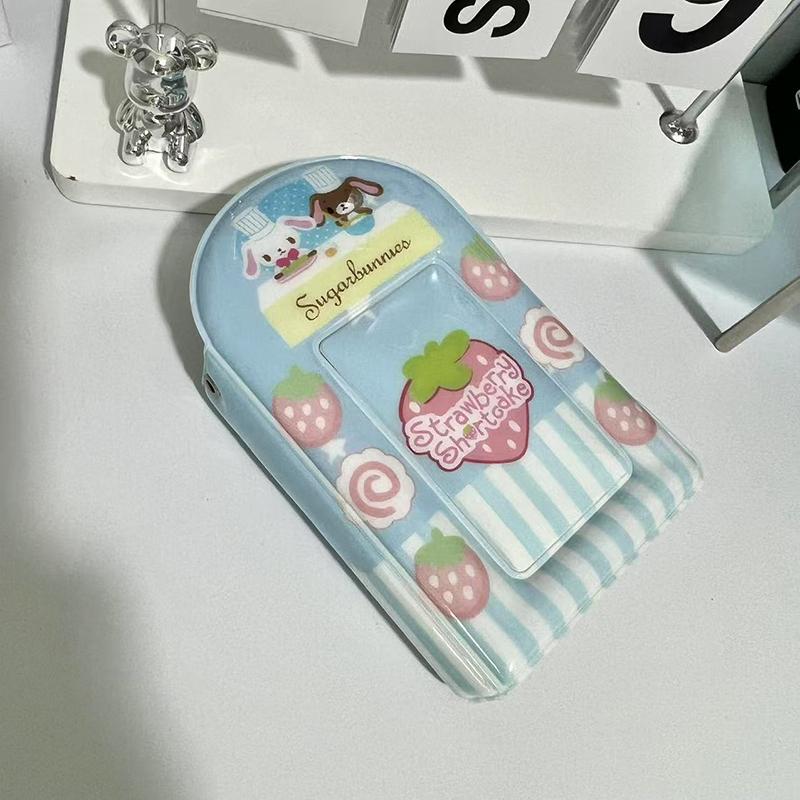 Cute Photo Album 3 Inch Photo Card Holder Idol Card Binder Collection Book 32 Pocket Book Album Photocard Storage Case