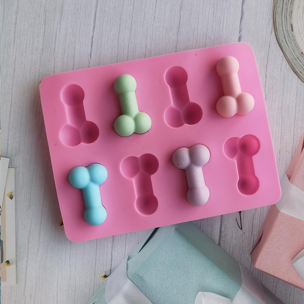 Cake Mold Dick Ice Cube Tray Silicone Mold Soap Candle Moulds Sugar Craft Tools Chocolate Mould Mini Ice Cream Forms