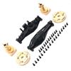 A71Z Carro RC Carcaça do Eixo Traseiro Latão Tampa da Porta do Copo Traseiro Kit de Eixo Para MJX 1/12 H12Y H12Y+ Acessórios de Upgrade para Carro RC