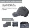 Rose Print Baseball Cap for Men Women Adjustable Vintage Washed Cotton Denim Classic Hat for Running Workouts Outdoor Activities