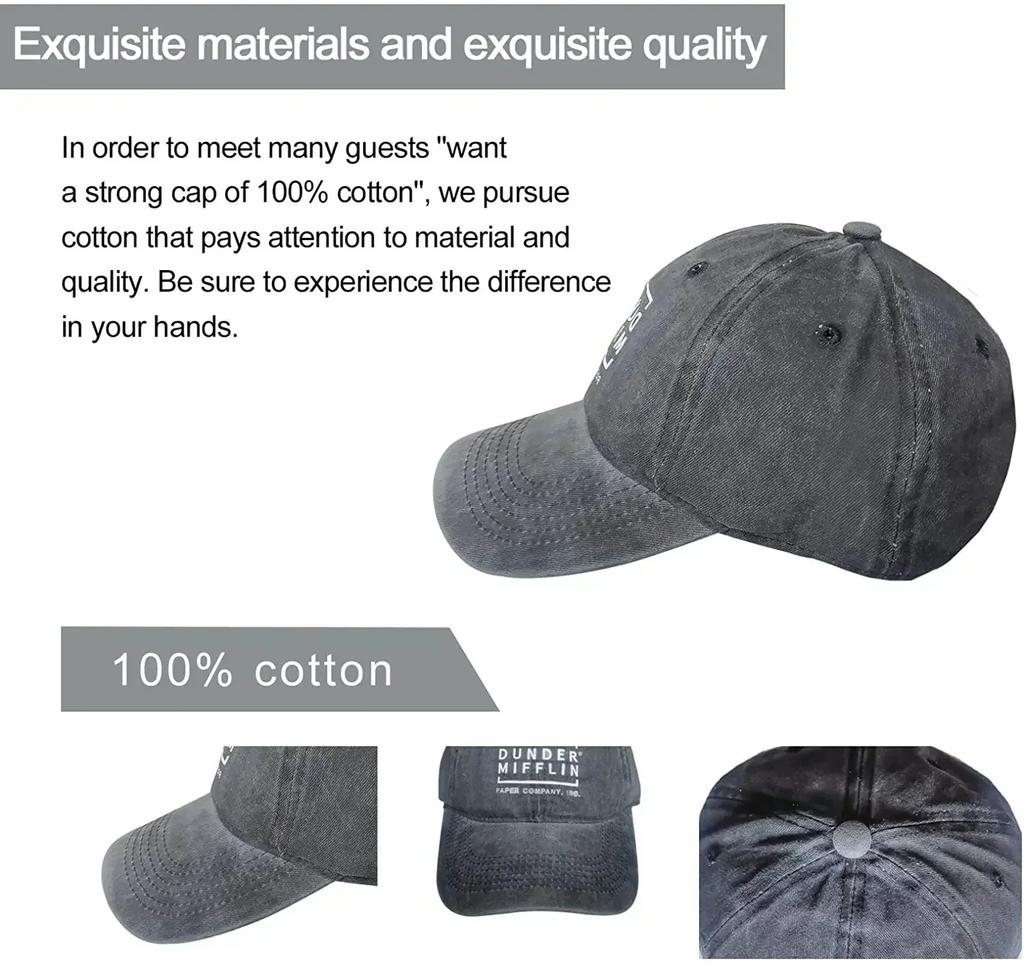 Rose Print Baseball Cap for Men Women Adjustable Vintage Washed Cotton Denim Classic Hat for Running Workouts Outdoor Activities