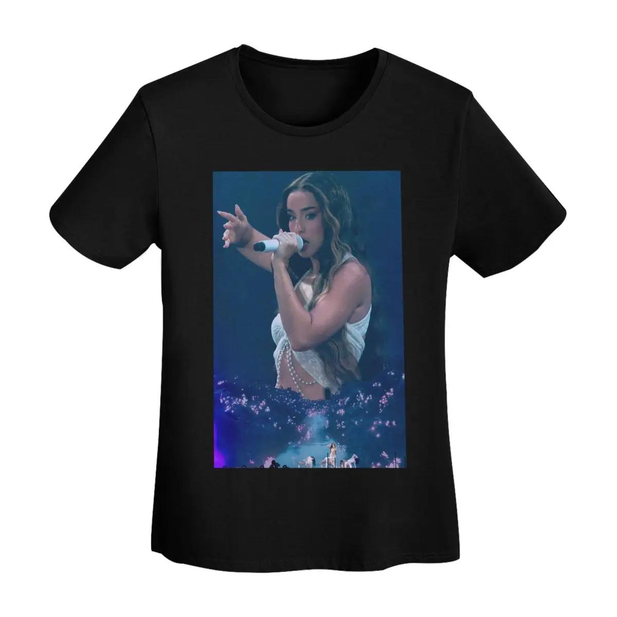 

Spanish Lola Indigo TShirt Women Short Sleeve T Shirts Round Neck Streetwear Cotton Summer Tees Streetwear 4XL