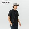Skechers Men's Quick-Dry Knit Jacquard Polo Shirt