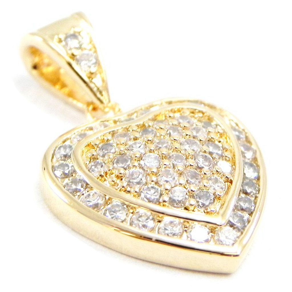 

Les Trésors De Lily [I4041] - Белая позолоченная подвеска «Божественная любовь»