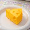 Stress Relief Cheese Squeeze Toy Slow Rising Triangular Square Cheese Sensory Toy Portable Kids Adults Simulated Food Pinch Fidget Toy
