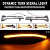 2pcs LED Dynamic Turn Signal Blinker Side Rear-View Mirror Indicator Light For BMW 5 6 7 Series F10 F11 F07 F06 F12 F13 F01 F02