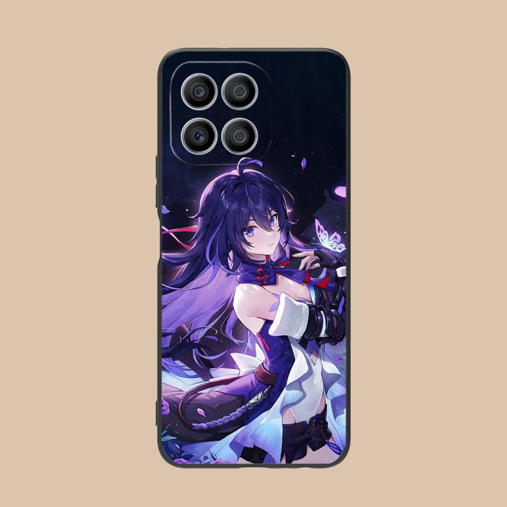 HSR Seele Matte TPU Mobile Phone Case for Honor 90 80 70 60 50 30 20 10 9 8 7 Pro S SE Lite 5G Colorful Printing Cover