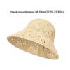 British Style UV Protection Sunscreen Straw Hats Breathable Foldable Bucket Cap Lightweight Beach Hats Vacation Accessory