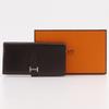 Hermes Beansufla Purse Brown/SilverHardware Box Carf Unisex Used