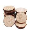 Unfinished Wood Slices Discs Cutouts with Tree Bark for Art Paint DIY Craft Coaster Christmas Hanging Ornament Wedding Decor