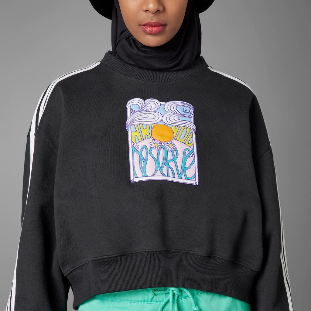 Women's Sweatshirt Adidas Originals Sweatshirt Women's Black