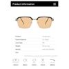 New Stylish Men's Blue Light Blocking Glasses Women Fashion Elegant Computer Eyewear for Gaming Colorful Half Frame Spectacles