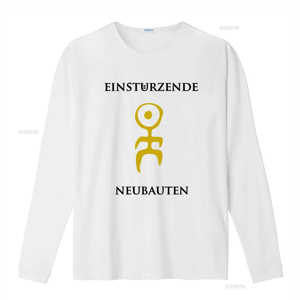 Einstürzende Neubauten Band Logo Print Mens T Shirt Fashion  vintage Washed fashion Soft Breathable Comfortable Unisex Casual