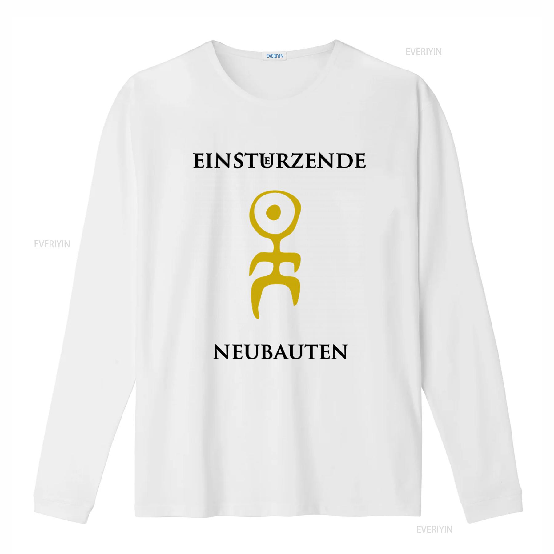 

Einstürzende Neubauten Логотип гурту Принт Чоловіча футболка Мода вінтажний Випрана мода М яка Дихаюча Зручна Унісекс Повсякденна S