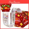 Red Christmas Gifts Box Decorative Paper Material Party Celebrations Holiday