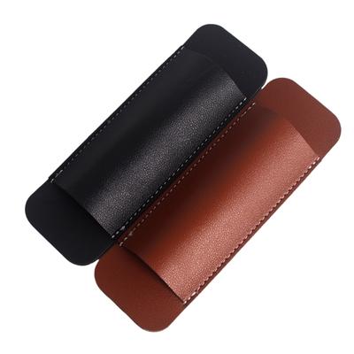 Praktische Klingenaufbewahrungstasche Lederholster Outdoor-Werkzeugtaschen Lederstruktur Geeignet für Klingensammler Präsent
