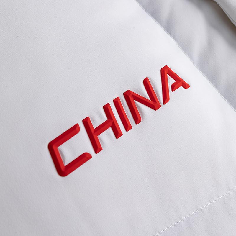 Anta Warm Thick Long Hooded Fashion Down Jacket Unisex Outerwear Pure-White 172617901-1