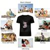Dunkler Stil Cooles Fluchmuster Jungenprint Trendiges T-Shirt Street Locker Lässig Nischen Design Top Reines Baumwoll-T-Shirt