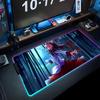 imaizumi kagerou Mouse Pad RGB Gaming Mousepad Big LED Pad PC Desk Mat Luminous Mouse Pad Large Keyboard Mats Table Rug With