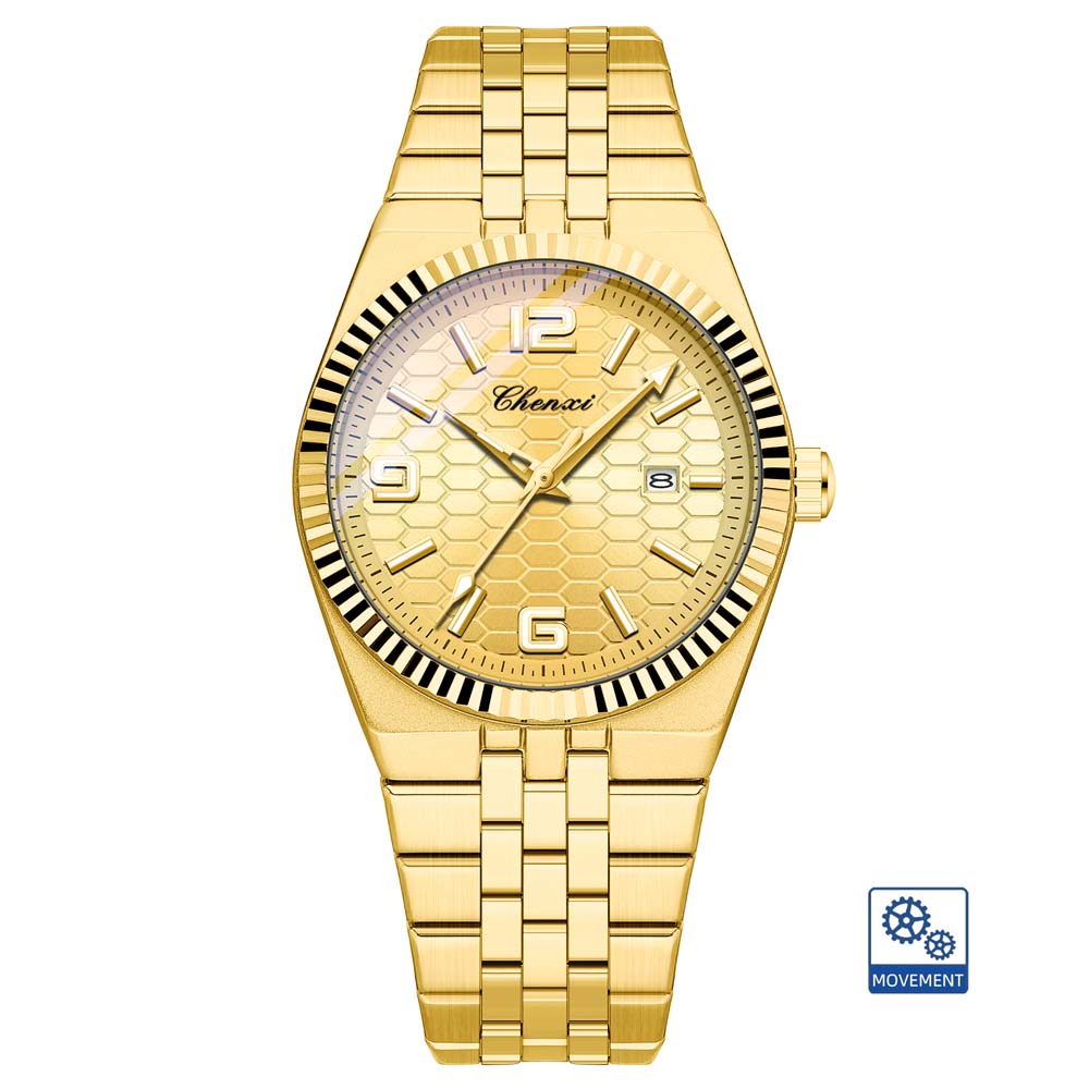CHENXI Men's Authentic Mechanical Watch Classic Fashion Business Style with Calendar Luminous Function Waterproof Men's Watch