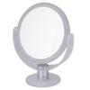Dual Sided 10X Magnification Rubberized Vanity Mirror Freestanding Makeup Mirror Ideal Dressing Table Desk