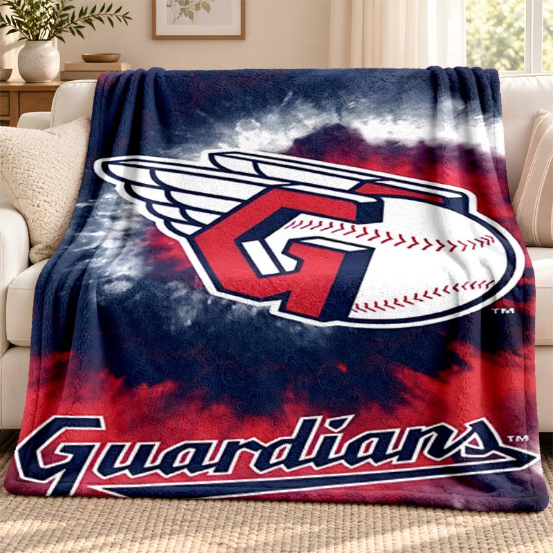 Cleveland Guardians blanket Flannel Blanket Soft Cozy Plush Throw for Sofa Bed Lightweight Home Decoration Outdoor camping
