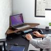 Shanye L-shaped Corner Monitor Riser with Desk Organizer