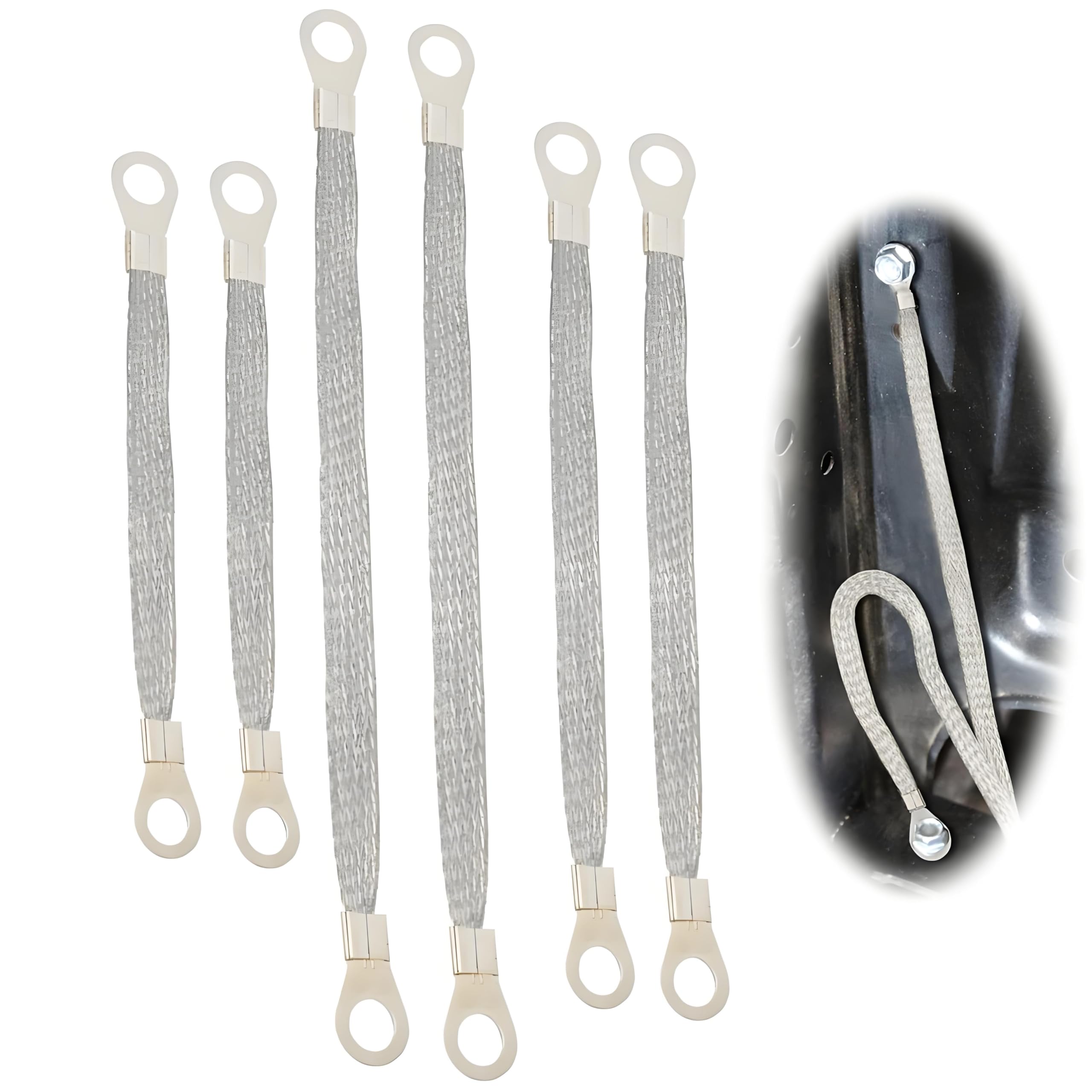 

ZHSHXNGY Muffler Grounds, For Cars, Set of 6, 7.9 inches (200 mm), 9.8 inches