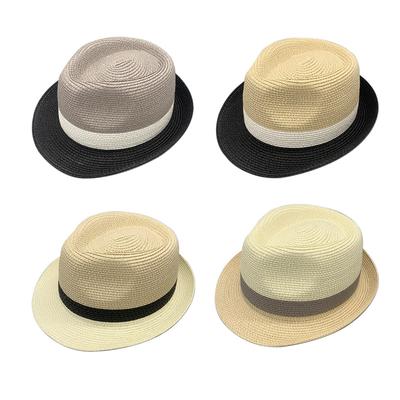 The New Straw Hat Is The Same For Men And Women, The Jazz Hat, The British Sunshade, The Holiday Fashion Top Hat, And The Trendy Hat Are