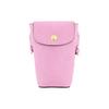 Épure 9 Solid Color Embossed Logo Flap Leather Shoulder Crossbody Phone Bag Women Bags Pink 34193HYZP75