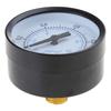 2inch Dial Size, Multifunction Pressure Gauge, Black Steel Case-, Dual-Scale 0-10Bar / 0-1Mpa 1/4 inch NPT-Thread